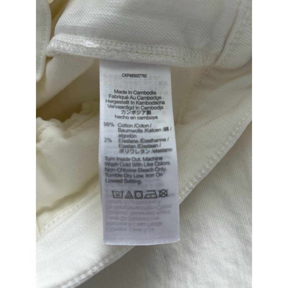 Madewell Emmett Wide-Leg Crop Jean High Rise Welt Pocket Vintage Canvas Size 23 - Picture 13 of 16